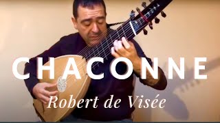 Chaconne by Robert de Visée played on the 14 course theorbo by Xavier DíazLatorre [upl. by Gottfried]