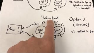 HOW TO WIRE TWO DUAL VOICE COIL SUBS [upl. by Merriman]