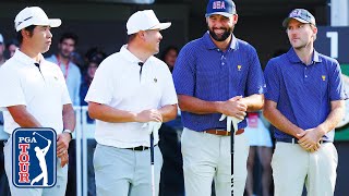 Scheffler amp Henley vs Matsuyama amp Im  Day 3 Foursomes highlights from Presidents Cup  2024 [upl. by Nordine]