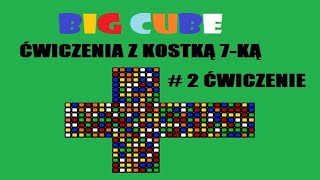 Kostka Rubika 7x7x7  Ćwiczenia ułożeń  2 ćwiczenie [upl. by Jaela]