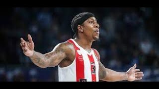 Isaiah Canaan careerhigh 25 points Olympiacos PiraeusZalgiris Kaunas 8972 [upl. by Kasper]