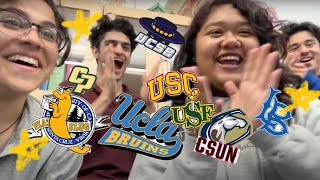 2024 REALISTIC COLLEGE DECISION REACTIONS PORTFOLIO UCLA USC CAL POLY UCS CSUS  PRIVATES [upl. by Ajan]