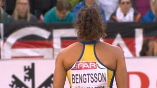 Angelica Bengtsson  Pole vault final in Zürich 2014 [upl. by Finnie]