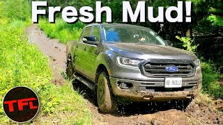 2020 Ford Ranger FX4 vs Fresh MUD on the Hydroline Will it Make it Through [upl. by Wojak]