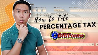 How to File Quarterly Percentage Tax Return 2551Q using eBIR Forms with Penalties [upl. by Jacques764]