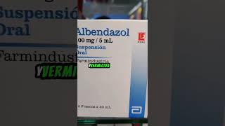 ALBENDAZOL 200 MG TABLETAS PARA QUE SIRVE farmacia salud farmacologia medicina shortvideo [upl. by Stickney]