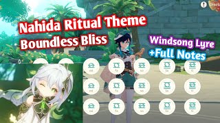 Nahida Theme quotBoundless Blissquot Nahida Pull Ritual  Genshin Windsong Lyre [upl. by Anehta]