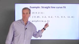 Chapter 13 Polynomial Curve Fitting in MATLAB [upl. by Rotow]