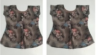 Stylish Top Cutting And Stitching  Very Easy Step By Step CuttingStitching56 [upl. by Nylodnewg]