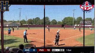 Hobart vs Pocola Softball 103 [upl. by Langan]