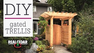 DIY How to Build an Entrance Trellis  RealCedarcom [upl. by Benioff]