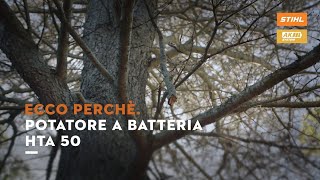 Potatore a batteria STIHL HTA 50 [upl. by Lidia]