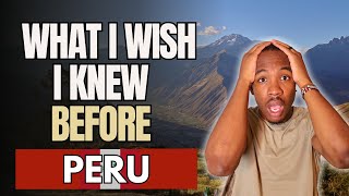 14 Things to Know BEFORE You Visit PERU Lima amp Cusco Peru Travel Guide [upl. by Freedman329]