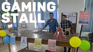 Cool Game Ideas  Our Gaming Stall at my college NIU Noida International University [upl. by Nawiat]