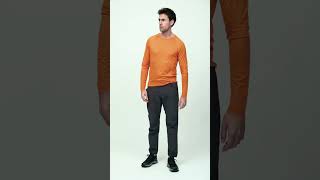 Od Sportswear Men AllSeason \u00100 Merino Long Sleeve Orange [upl. by Forrest249]