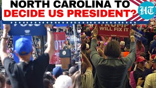 US Election 2024 LIVE Who will North Carolina choose in the US Presidential raceTrump Vs Harris [upl. by Berky]