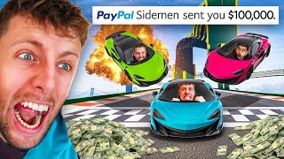 SIDEMEN GTA WAGER RACE 100000 EDITION [upl. by Ripley]