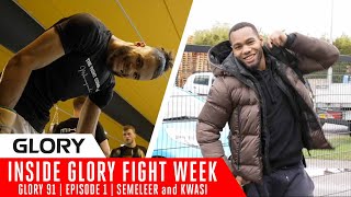 Training with Semeleer and Kwasi  Inside GLORY 91 Fight Week  Episode 1 [upl. by Yecal386]