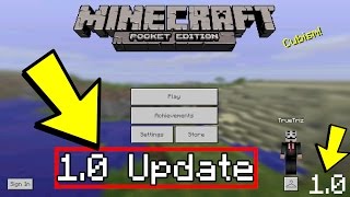 NEW MCPE UPDATE 10 GAMEPLAY Minecraft Pocket Edition 10 Update RELEASED Build 3 MCPE 10 [upl. by Refotsirc]