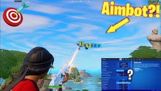 My New Linear 100 ACCURACY🎯 Aimbot Settings for Fortnite PS4XBOXPC [upl. by Robina991]