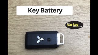 Mitsubishi ASX Proximity Smart Key Battery change HOW TO [upl. by Proudlove]