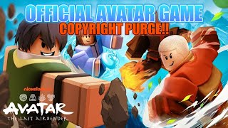 The Upcoming OFFICIAL Avatar Game has Started the Copyright Purge [upl. by Ardnua447]