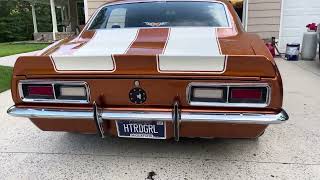 1968 Camaro Copperhead with LS3 525 The exhaust makes it scream like a kid in a restaurant 😁 [upl. by Ordisy]