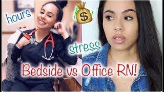 BEDSIDE VS OFFICE RN IN DEPTH PROS amp CONS [upl. by Silver990]