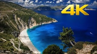 Amazing KEFALONIA Greece 2016 4KUHDUltraHD  Skala Myrtos Fiskardo Antisamos Petani [upl. by Shepperd]