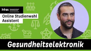 GESUNDHEITSELEKTRONIK an der HTW Berlin studieren  Interview mit dem Absolventen Abdullah Sardogan [upl. by Drahser692]