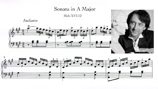 Haydn Sonata No 12 in A major Hob XVI 12 – JeanEfflam Bavouzet [upl. by Aissatan30]