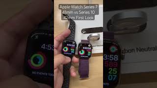 Apple Watch Series 7 vs Series 10 First Look Comparison applewatch applewatchseries10 series7 [upl. by Shafer]