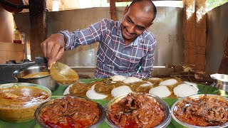 MUKBANG வாழை இலையில் ஆட்டு குடல்  இட்லி  MUTTON BOTI MUTTON CURRY IDLY eating challenge [upl. by Eenattirb]