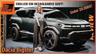 Dacia Bigster 2023 Endlich ein bezahlbares SUV unter 20000€ Review  Test  Motoren  Innenraum [upl. by Hickie]