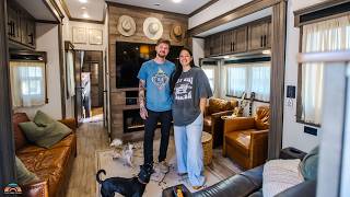 Renovated 5th Wheel RV w All the Comforts of Home [upl. by Rabma]