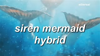 siren  mermaid hybrid ✧ forced subliminal listen onceremastered 𝙧𝙚𝙦𝙪𝙚𝙨𝙩𝙚𝙙 [upl. by Ayokahs]