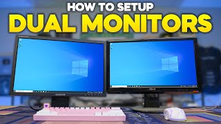 How To Setup Dual Monitors  2024 [upl. by Keese]