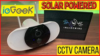 Outdoor Solar Security Camera  IeGeek ZSGX5S [upl. by Julieta]