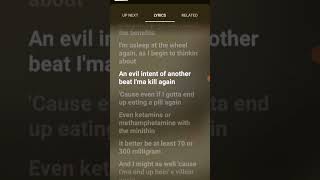 Eminem Ft Joyner Lucas Lucky You lyrics trending foryou hiphop eminem [upl. by Elleynod]