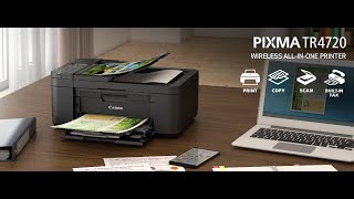 Canon PIXMA TR4720 Wireless All In One Printer [upl. by Leonardo]