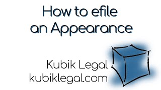 How to efile an Appearance using a Cook County Appearance Form [upl. by Keheley552]