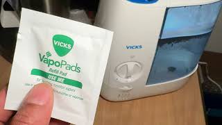 Vicks Humidifier  How to Add VapoPad [upl. by Leffert]