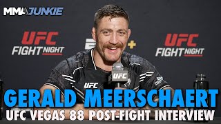 Gerald Meerschaert Reacts to Tying Anderson Silvas AllTime Finishes Record  UFC Fight Night 239 [upl. by Fahy]