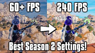 Fortnite Season 2 Settings Guide  FPS Boost Colorblind Modes amp More [upl. by Leraj835]