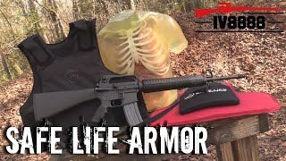 Safe Life Defense FRAS  RIFLE Rated Soft Armor [upl. by Holt475]