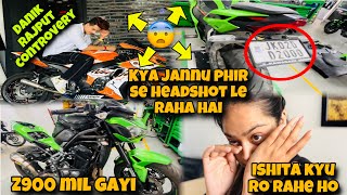 Kya Motovloggerjannustunts Purchased Headshot😜DANIKRAJPUT controversy🤬Finally Z900 mil gayi😕 [upl. by Columbine]