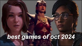 best single player games of october 2024 [upl. by Melleta]