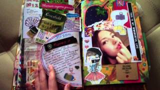 Smash Book Junk Journal странички сентября [upl. by Toinette878]