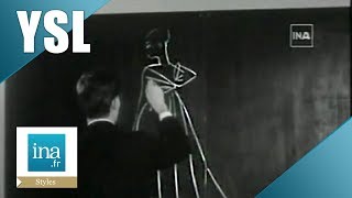 Yves Saint Laurent 40 ans de mode et démotion  Archive INA [upl. by Ullund]