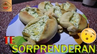 EMPANADAS ÁRABES DE QUESO 🥟🥟 FATAY DE QUESO  COCINA DE RESTAURANTE EN CASA [upl. by Litsyrk]